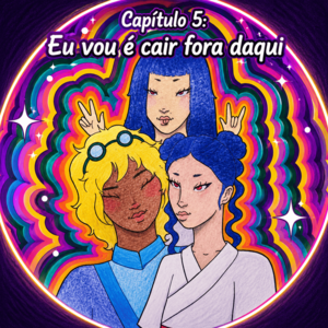 Eu vou &eacute; cair fora daqui