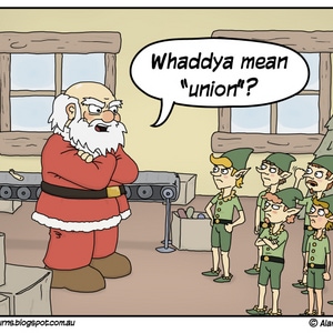 Trouble in the workshop.