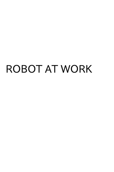 Robot at work