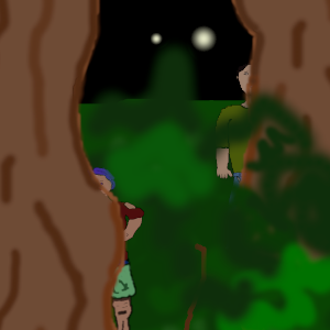 Pg. 19: Get your own tree to hide behind!