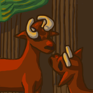 The Deer Leaves Their Family