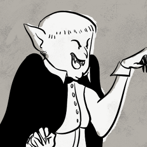 Le vampire qui se prend pour un fantôme