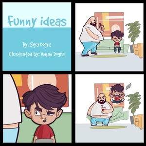 Kid bouncing on Sofa