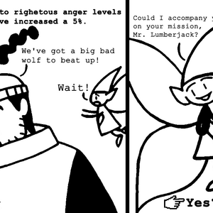 Otto is ready to leave the old dragon's cave.