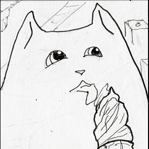 Blackberry Softserve Cherry Dip