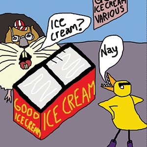 Angry Duck ice cream 2