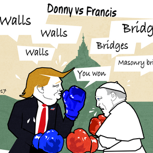The Trump vs The Pope 