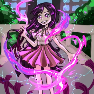 Cursed magical girl