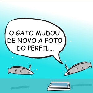 AS SARDINHAS em  Mudan&ccedil;a na foto do perfil do gato!