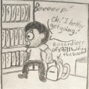 Unintentional school library theft.