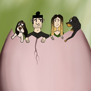 AstroPupz #2 - Great Egg-xpectations