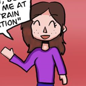 Gotta love the train 'stration'