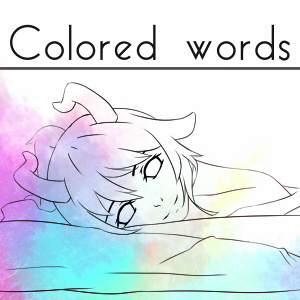 Colored words
