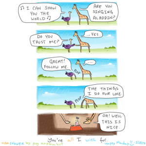 three wishes.