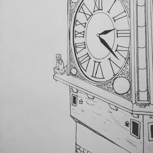 Inktober - Clock