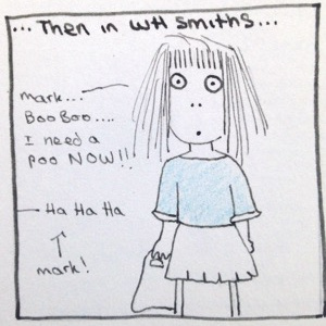 Karma happened in WH Smiths!