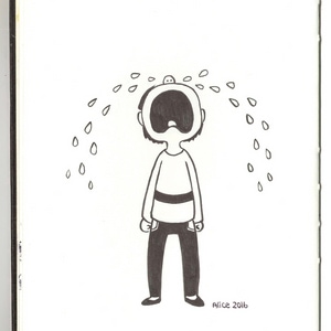 Inktober Day 18: Crying like Snoopy