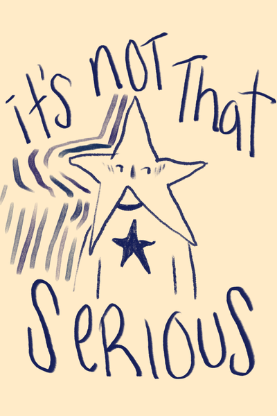 it's not that serious