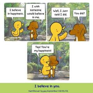 We can bring each other happiness.