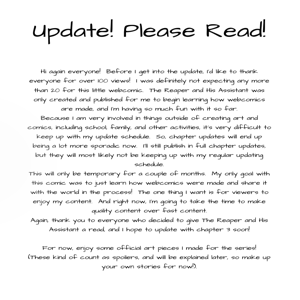 Update!  Please Read!