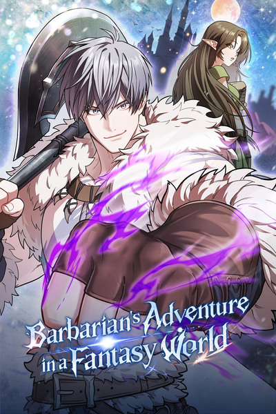 Barbarian's Adventure in a Fantasy World