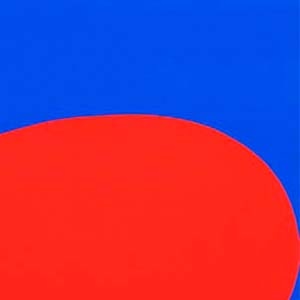 Ellsworth Kelly. Red/Blue. 1964.