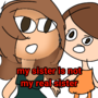 my sister is my step sister (not my real sister)