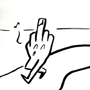 "Sit on it and spin"