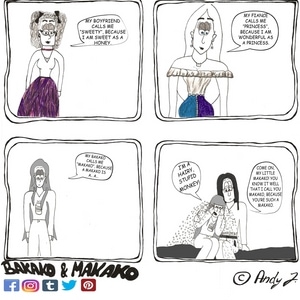 When you boyfriend gives you weird nicnkames