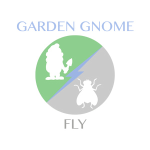 garden gnome vs fly