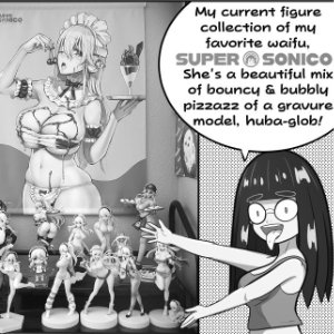 Super Sonico figure collection