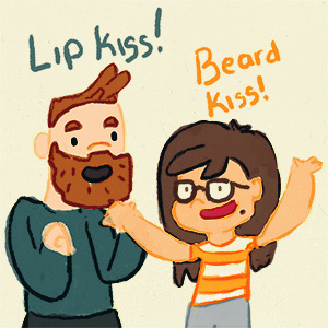 Beard Kiss