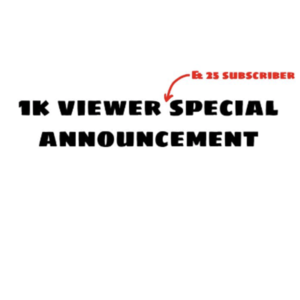 June 2022 Announcement (25 Subscriber/1k Viewer Special)