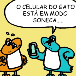 OS PERIQUITOS em Modo soneca do celular! 