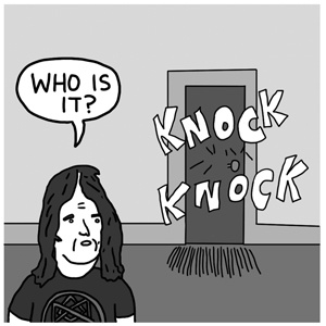 Mysterious Knock At The Door Comics