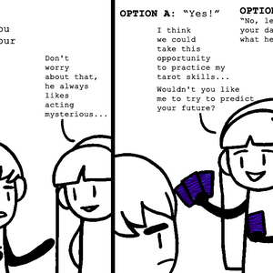 Jack talks with Belle