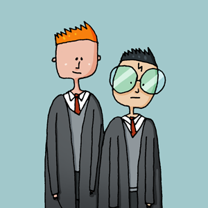 Professor Snape Instructing First Years