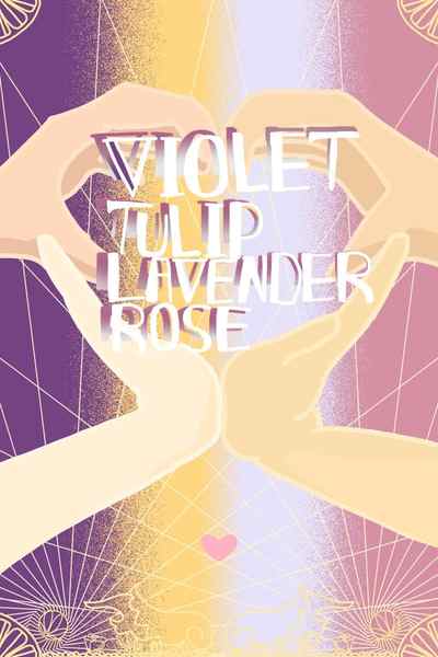 Violet Tulip Lavender Rose  