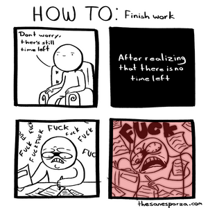 HOW TO: Finish work