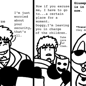 Jack questions Belle's father.