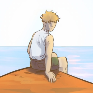 "The Man on the Seaside Cliff" pgs. 1-4