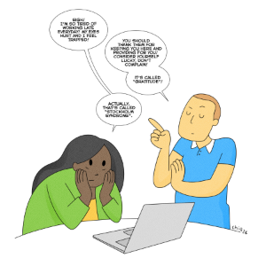 You should be grateful