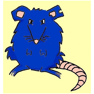 Philip the blue rat