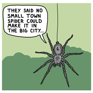 Spider Tim Makes It In the Big City Comics