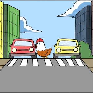 Chicken Crosses The Road