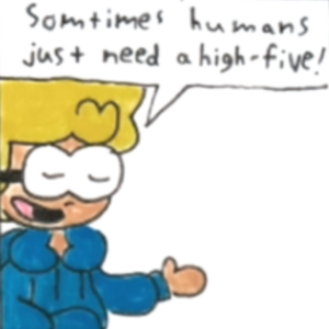 Violent high-five