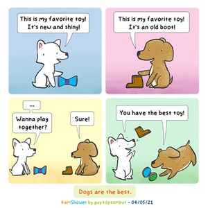 Pupper love.