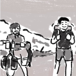 Day 30 + 31 (104 miles) wildlife and rain