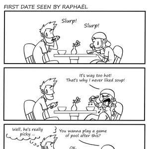 First date seen by Rapha&euml;l