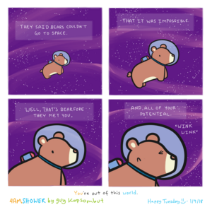 i'm a little spacey.